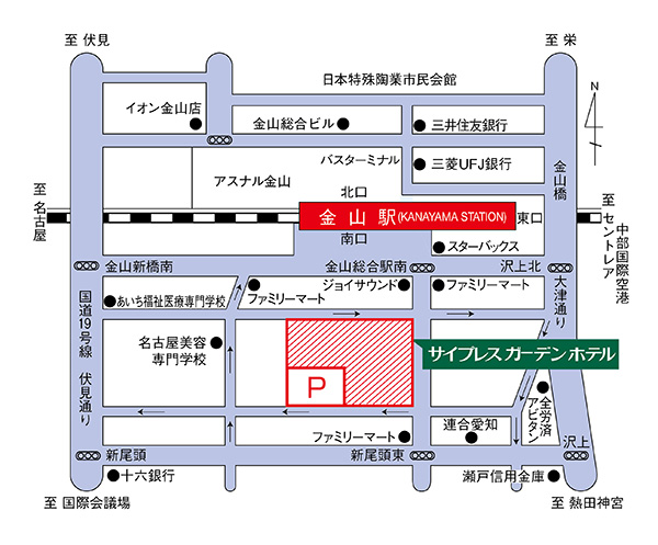 金山駅南口より直進徒歩1分